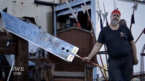 Watch A Swordsmith Make A Real Life Buster Sword From