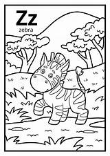 Zebra Letter Colorless Coloring Book Alphabet Stock Dreamstime Illustrations Vectors sketch template