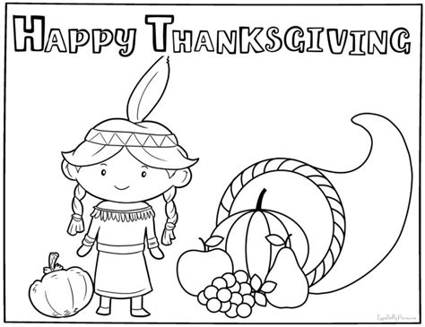 thanksgiving printable coloring pages thanksgiving