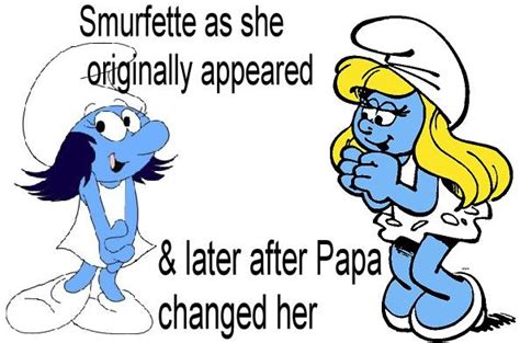 smurfette wikipedia describes  original smurfette