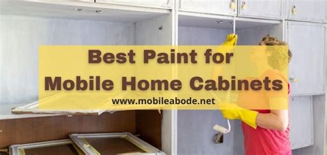 paint  mobile home cabinets