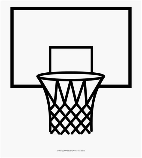 basketball hoop coloring page home design ideas