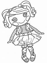 Coloring Doll Pages Print Coloringtop sketch template
