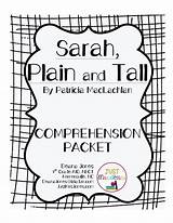 Plain Tall Sarah Comprehension Unit sketch template