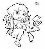 Dora Coloring Pages Boots Colouring Hugging Friends Color Swiper Print Book Sheets Backpack Search Diego Valentines Doratheexplorertvshow Pdf Again Bar sketch template