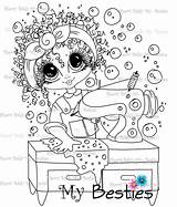Sherri Baldy Coloring Daisy Bestie Digi Img24 Stamp Instant Doll Do sketch template