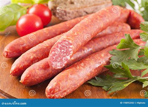 farmer sausages stock photo image  provision farmer