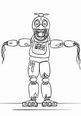 Fnaf Withered sketch template