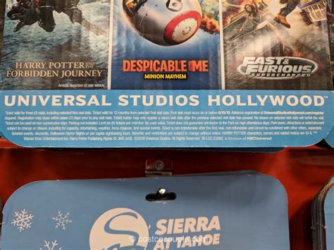 universal studios hollywood  visit ticket