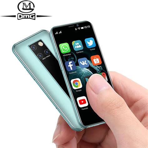 small mini android  smartphones cheap  quad core face id cell phone gb ram gb gb rom