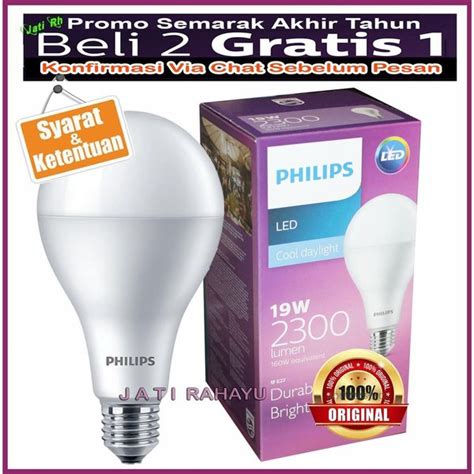 Jual Philips Lampu Led Bulb 19w 19 Watt Putih Di Lapak Fusena Bukalapak