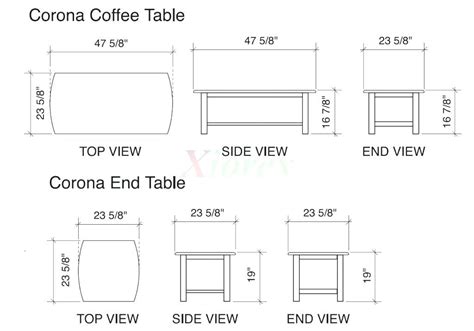 standard size   coffee table coffee table decor