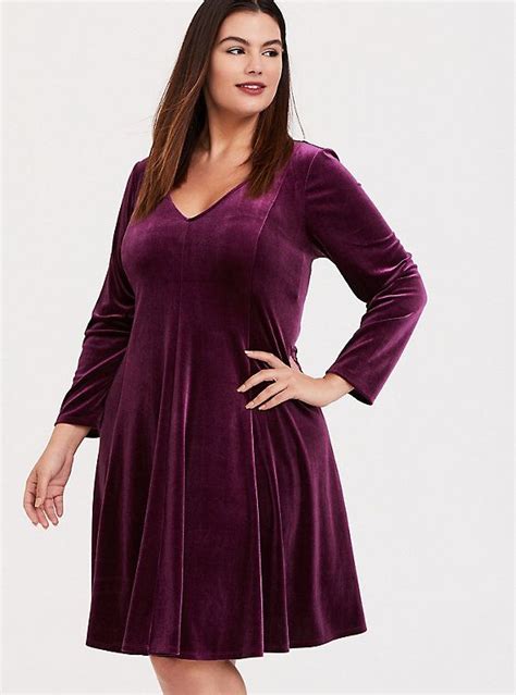 burgundy purple velvet fluted dress   velvet dresses outfit knitted bodycon dress