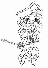 Piratas Pirate Jamas Coloring 101activity Skully Cubby Izzy sketch template