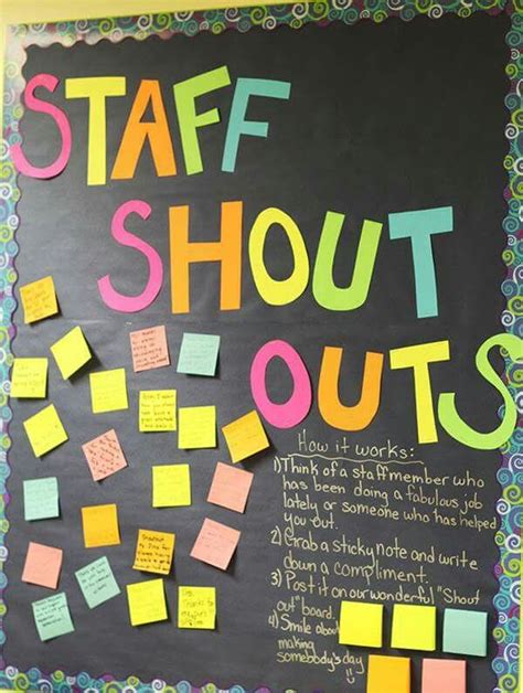 shout  ideas  pinterest teacher shout  board staff