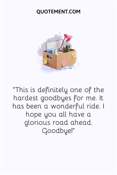 short goodbye messages leaving company  inspire