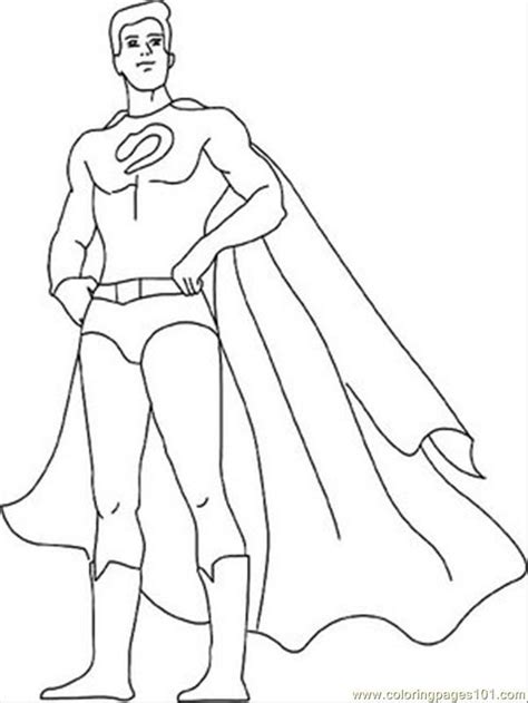 pix  superhero outline template