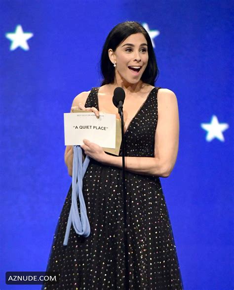 Sarah Silverman Sexy At The 24th Annual Critics Choice Awards In Santa