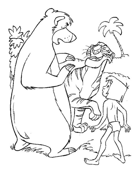 jungle book coloring pages