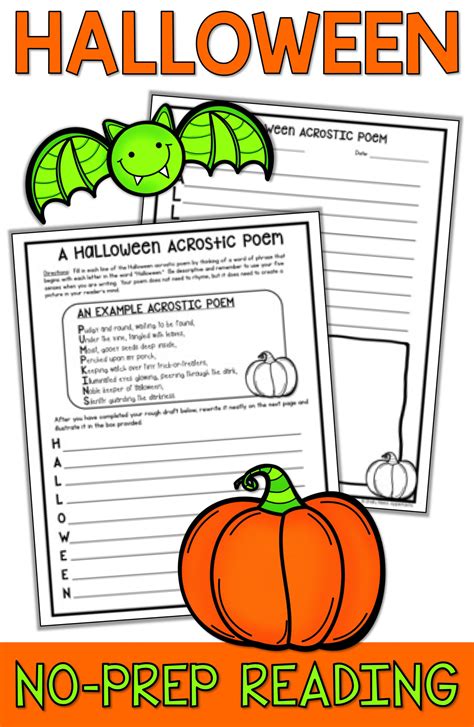 halloween reading comprehension worksheets   grade