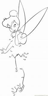 Dot Tinkerbell Cute Dots Connect Worksheets Printable Kids Pages Disney Worksheet Preschool Connectthedots101 Princess Kindergarten Activities Colouring Fun Tinker Bell sketch template