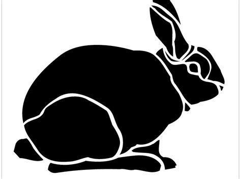 rabbit stencil