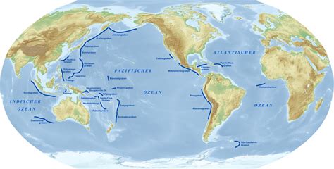 welche tiefseegraben umgeben den pazifischen ozean girlandenartig es