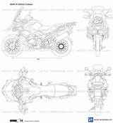 Bmw R1200gs Template Outdoor Vector Preview Templates sketch template