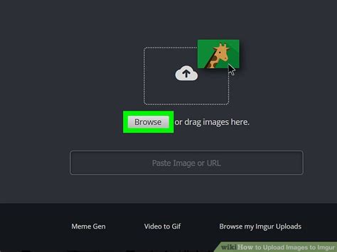 how to upload images to imgur with pictures wikihow