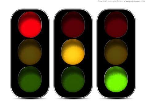 traffic light template clipart