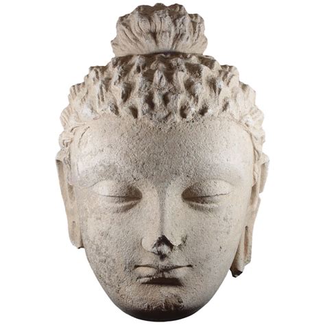 large gandharan stucco head of buddha at 1stdibs