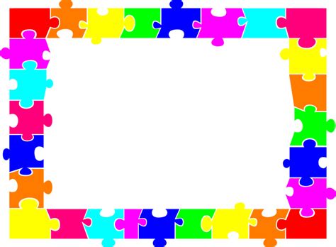 colorful page borders clipart