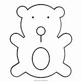 Peluche Orsacchiotto sketch template