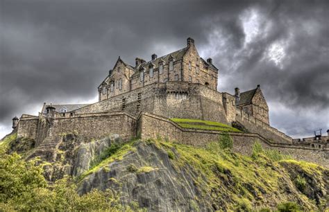 edinburgh castle  historic fortress  scotland   world