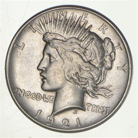 high relief rare  peace silver dollar key date rare