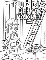 Dia Feliz Padres Los Coloring Pages Padre Del Colorear Día Tablero Seleccionar Para Fathers Activity Spanish sketch template