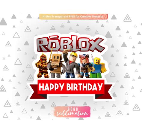 printable roblox birthday