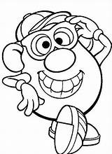 Potato Head Mr Coloring Pages Printable Chips Glasses Wearing Toy Story Getcolorings Color Choose Board Clipart Getdrawings Clip Popular sketch template