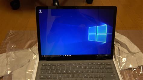 Surface Laptop ～初回設定＆windows10 Pro無償upgrade～ Youtube