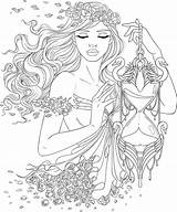 Coloring Pages Fantasy sketch template