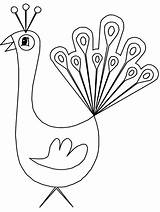 Peacock Coloring Pages Drawing Animals Simple Birds Kids Easy Printable Peacocks Feathers Male Coloringpagebook Color Book Step Print Animal Clipart sketch template