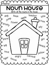 Kindergarten Nouns Noun Grade sketch template
