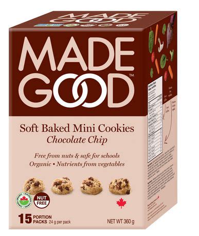 good club pack chocolate chip soft baked mini cookies walmart canada