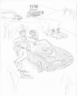 Bandit Smokey Pages Car Cars Coloring Td Cameo Drawing Cool Deviantart Template sketch template