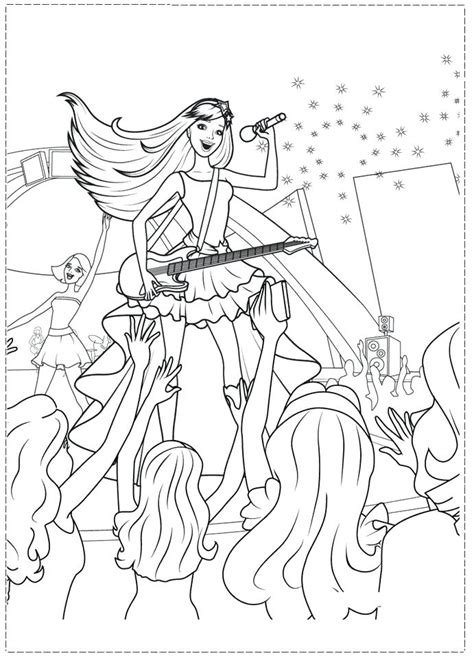 rock star coloring pages  getdrawings