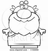 Chubby Greek Man Clipart Cartoon Cory Thoman Outlined Coloring Vector 2021 sketch template