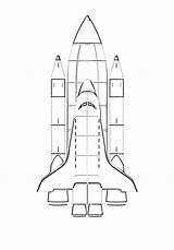 Rocket Coloring Cohete Colorear Bestappsforkids sketch template