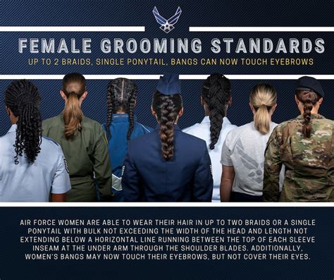 New Hairstyle Options Now Available For Female Airmen Air Education