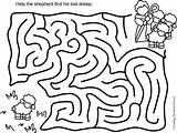 Sheep Puzzle Gleichnis Craftingthewordofgod Maze Smarrita Pecorella Parabola Parable Scuola Labirinto Bibbia Bambini Kindergottesdienst Bibel Bezoeken Schaap Verloren Erziehung Malvorlagen sketch template
