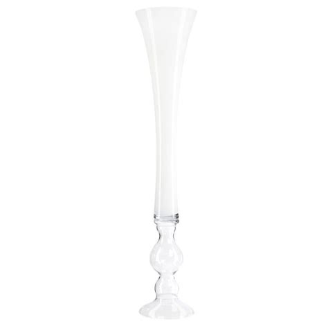 Annalisa White Glass Vase From Vgnewtrend White Glass Glass Vase Glass